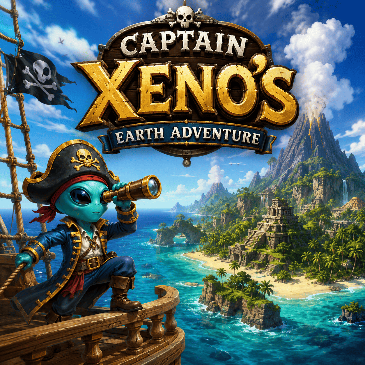 Captain Xeno’s Earth Adventure Cloude